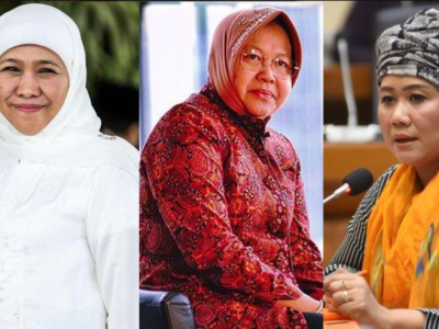 Khofifah, Risma dan Luluk
