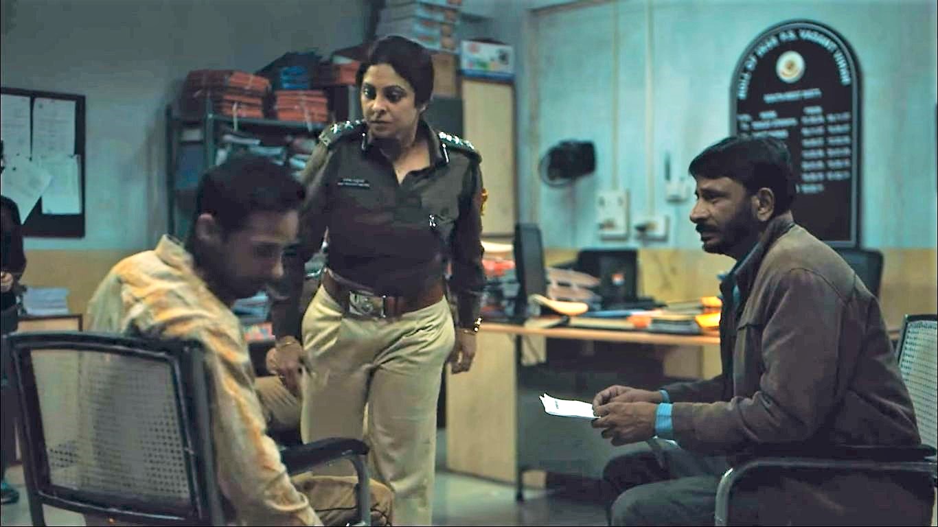 Salah satu adegan dalam film Delhi Crime