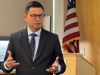 dr.Taruna Ikrar saat memberi kuliah di Harvard Medical School, Harvard University, tepatnya di Aula Massachusetts General Hospital, Boston, USA pada Rabu(20/11/2024).