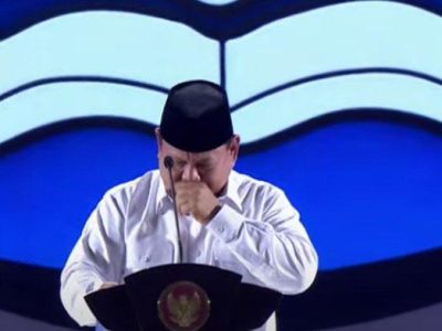 Presiden Prabowo saat Peringatan Hari Guru Nasional 2024 di Jakarta. Sumber foto : RRI