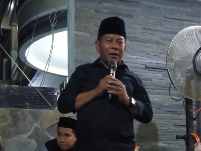 Founder Graha Yakusa Malang saat memberikan testimoni dalam acara peringatan 7 hari meninggalnya Kholis Malik 9Ketua Umum PB HMI 2002-2004) di Jakarta pada Minggu (24/11/2024)