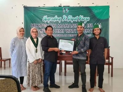 Ketua Umum Poros Pemuda Indonesia, saat jadi pemateri Basic Training HMI di Graha Yakusa Malang.