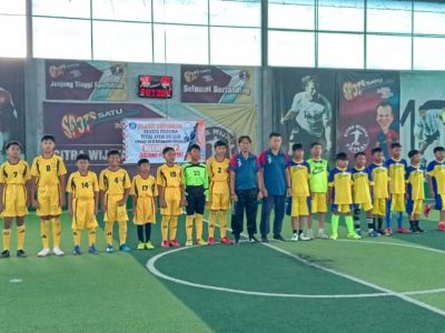 Turnamen futsal bertajuk "Korwil Cup" untuk pelajar SD se-Kecamatan Grujugan Bondowoso.