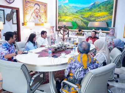 Rapat pengurus hubungan antar lembaga DPP Partai Golkar di Jakarta, Sabtu (25/1/2025).