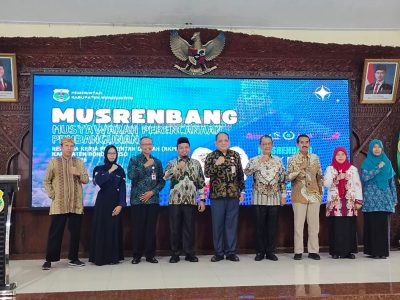 Musyawarah Perencanaan Pembangunan (Musrenbang) Rencana Kerja Pemerintah Daerah (RKPD) 2026 di Pendopo Raden Bagus Assara, Kamis (27/3/2026).