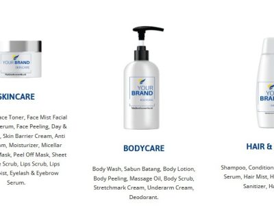 Beberapa produk dari Maklon Kosmetik & Skincare