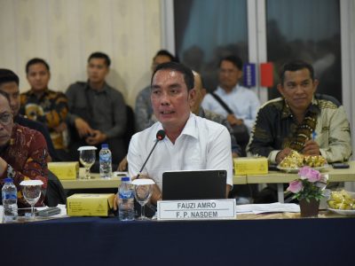 Anggota DPR RI Fraksi Partai Nasdem yang juga Wakil Ketua Komisi XI DPR RI, Fauzi Amro.