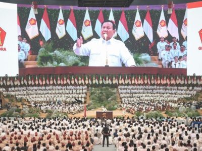 Rapimnas Partai Gerindra. Sumber foto : ANTARA.