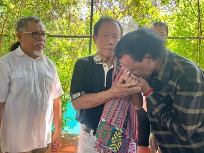 Hercules saat meminta maaf pada Sutiyoso