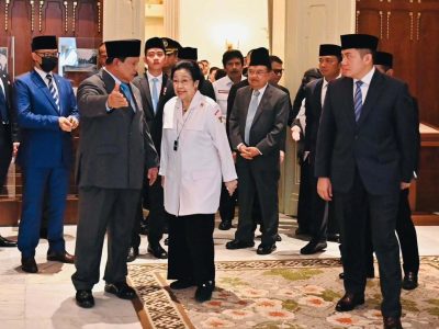Presiden Prabowo Subianto memimpin Upacara Peringatan Hari Lahir Pancasila Tahun 2025, yang berlangsung di Gedung Pancasila, Jakarta, Senin (2-6-2025).