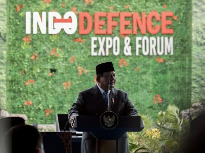 Presiden secara resmi membuka Indo Defence Expo and Forum 2025, di Jakarta, Rabu (11/06/2025). Sumber foto : instagram Presiden Republik Indonesia.