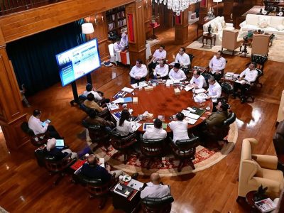 Rapat terbatas keempat yang digelar oleh Presiden Prabowo Subianto pada Senin, 23 Juni 2025. Sumber foto : Sekretariat Kabinet.
