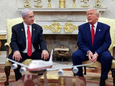 Presiden AS, Donald Trump (kanan) dan PM Israel Benjamin Netanyahu (Kiri). Sumber foto : Reuters