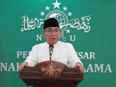 Ketua Umum PBNU KH. Yahya Cholil Staquf