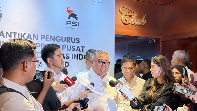 Eks Politisi Nasdem, Ahmad Ali, saat diwawancara awak media seusai pelantikan pengurus DPP PSI Periode 2025-2030 kemarin di Jakarta (26/9)