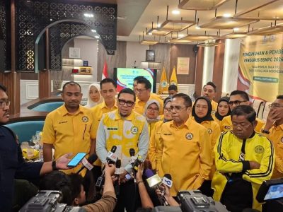 Badan Saksi Nasional Partai Golkar (BSNPG) resmi mengukuhkan kepengurusan periode 2024-2029 pada acara yang berlangsung hikmat dan sederhana di Resto Pangeran Mudo, Jakarta Pusat, Rabu (10/9)