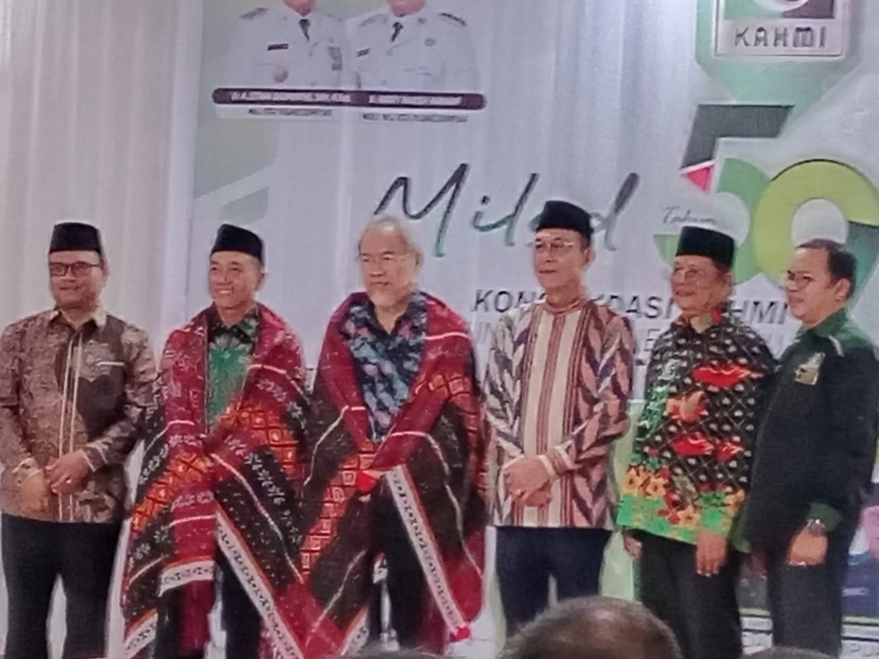 Sekjen MN KAHMI, Samsul Qomar(dua dari kiri) dalam acara KAHMI di Padang Sidempuan, Sabtu (20/09)