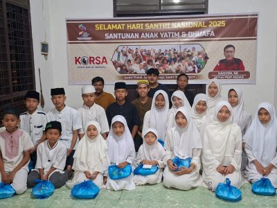 Santunan Anak Yatim oleh Hasyim SE
