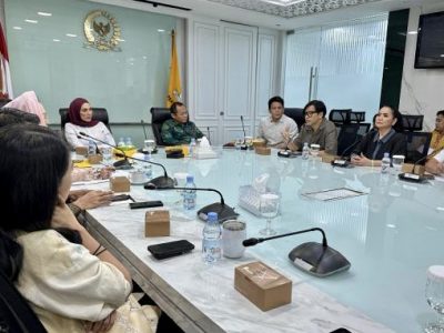 Audiensi VISI yang dipimpin Armand Maulana ke Fraksi Partai Golkar